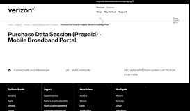 
							         Purchase Data Session (Prepaid) - Mobile Broadband Portal | Verizon ...								  
							    