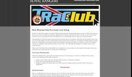 
							         Purchase or Setup Account - TRaCclub | National Royal ...								  
							    