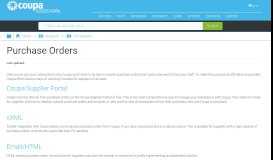
							         Purchase Orders - Coupa Success Portal								  
							    