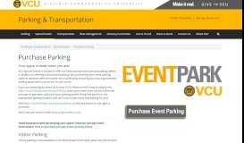 
							         Purchase Parking | Parking & Transportation - VCU Parking and ...								  
							    