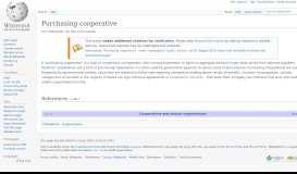 
							         Purchasing cooperative - Wikipedia								  
							    