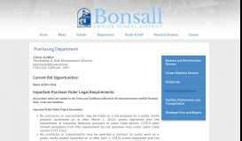 
							         Purchasing Department - District Departments - Bonsall Unified ...								  
							    