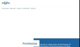 
							         Purchasing - Georg Fischer Ltd								  
							    