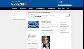 
							         Purchasing Office - City of Columbus								  
							    