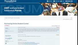 
							         Purchasing Online Student Center | General Questions - LSAT ...								  
							    