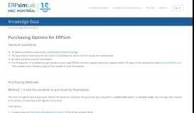 
							         Purchasing Options for ERPsim | ERPsim Lab								  
							    