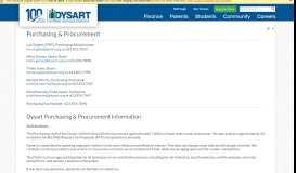 
							         Purchasing & Procurement - Dysart Unified School District								  
							    