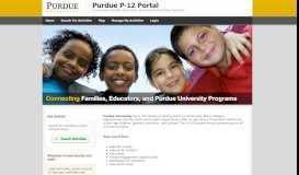 
							         Purdue P-12 Portal - Purdue University								  
							    