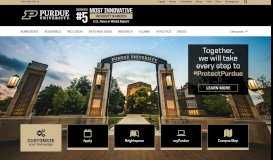 
							         Purdue University - Indiana's Land Grant University								  
							    