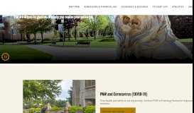 
							         Purdue University Northwest: PNW								  
							    