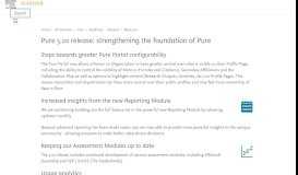 
							         Pure 5.10 release: strengthening the foundation of Pure - Elsevier								  
							    