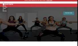 
							         Pure Barre | The Best Total Body Barre Workout								  
							    