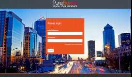 
							         PureFluent Customer Portal								  
							    
