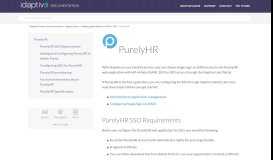 
							         PurelyHR - Idaptive Product Documentation								  
							    