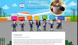 
							         Purple Mash | St Marie's Catholic Primary School								  
							    