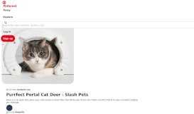 
							         Purrfect Portal Cat Door | Smart Pet Gadgets | Pet Door, Hidden litter ...								  
							    
