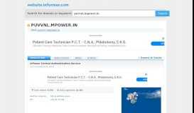 
							         puvvnl.mpower.in at WI. mPower Central Authentication Service								  
							    