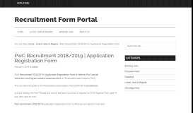 
							         PwC Recruitment 2018/2019 | Application Registration Form ...								  
							    