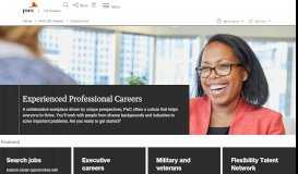 
							         PwC US Careers: Experienced Careers & job search								  
							    