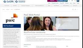 
							         PwC Web Portal - California Society of CPAs								  
							    