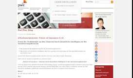 
							         PwCPlus Blog - das Extranet nicht nur für die Finanzbranche von PwC ...								  
							    