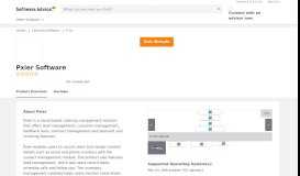 
							         Pxier Software - 2020 Reviews, Pricing & Demo								  
							    