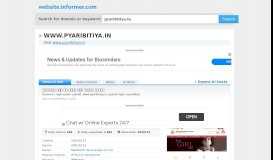 
							         pyaribitiya.in at WI. Official website of the Pre-Conception and ...								  
							    