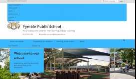 
							         Pymble Public School: Home								  
							    