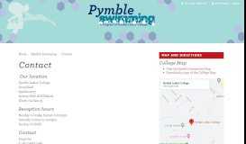 
							         Pymble Swimming - Pymble Ladies' College								  
							    