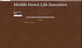 
							         Pyramid Life Insurance Company - Metlife Direct Life Insurance								  
							    