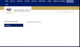 
							         Q Student Portal / Overview - Missoula - Missoula County Public Schools								  
							    