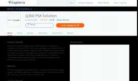 
							         Q360 PSA Solution Reviews and Pricing - 2019 - Capterra								  
							    