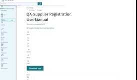 
							         QA-Supplier Registration UserManual | Email Address (115 views)								  
							    