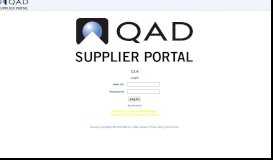 
							         QAD Supplier Portal (13.6.5) Login - Schlumberger								  
							    
