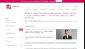 
							         Qader v Esure Court of Appeal decision:- fixed costs do not apply to ex ...								  
							    