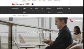 
							         Qantas for Business								  
							    
