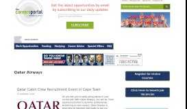 
							         Qatar Airways | Careers Portal								  
							    