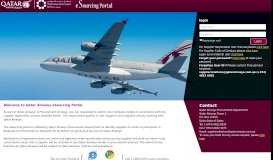 
							         Qatar Airways eSourcing Portal - Qatarairways.com.qa								  
							    