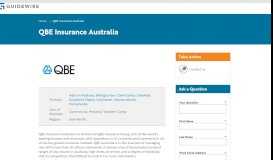 
							         QBE Insurance Australia | Guidewire - Guidewire Software								  
							    