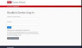
							         QC Career School - Online Student Center								  
							    
