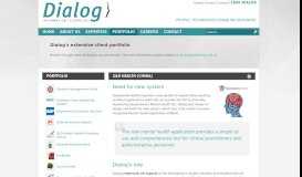 
							         Qld Health (CIMHA) - Portfolio - Dialog Information Technology								  
							    