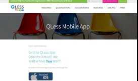 
							         QLess Mobile App								  
							    
