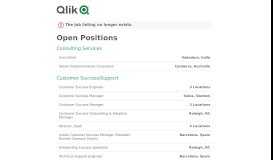 
							         Qlik Careers - Customer Support Analyst (German / French) - Jobvite								  
							    