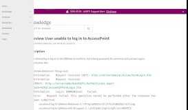 
							         Qlikview User unable to log in to AccessPoint - Qlik Support								  
							    