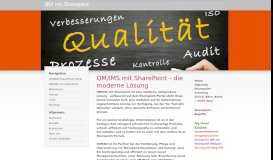 
							         QM mit Sharepoint								  
							    