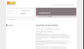 
							         QM-Portal des ASB: Startseite								  
							    