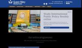 
							         QMUL Online | Queen Mary University of London | Study Online								  
							    