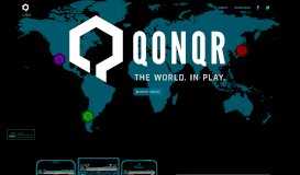 
							         QONQR - The World In Play								  
							    