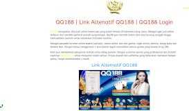 
							         QQ188 | Link Altenatif QQ188 | QQ188 Login | Situs Judi Online								  
							    