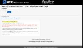
							         QT9 - Employee Portal - Log In - DynCorp International								  
							    